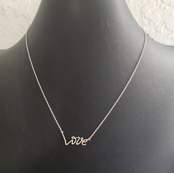 Paloma Picasso 925 sterling silver LOVE necklace